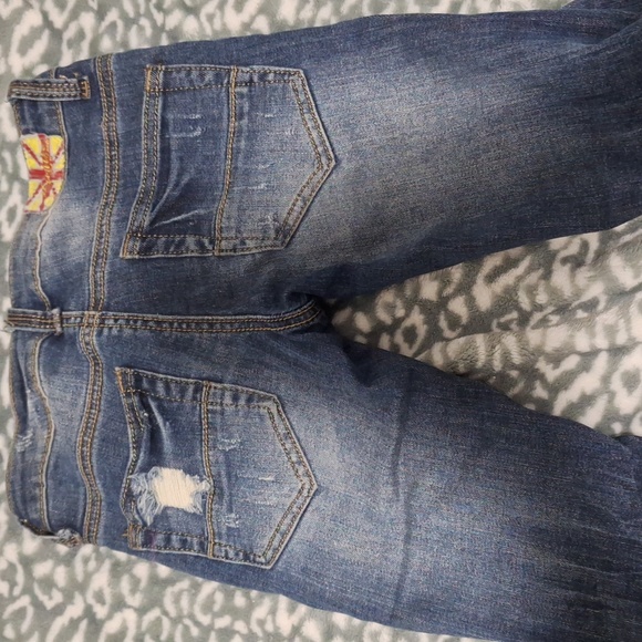 Machine Ripped Skinny Jeans - Picture 4 of 4